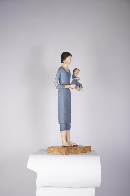 20TH CENTURY CATALAN SCHOOL. Cap i pota, &#39;Madonna and Child