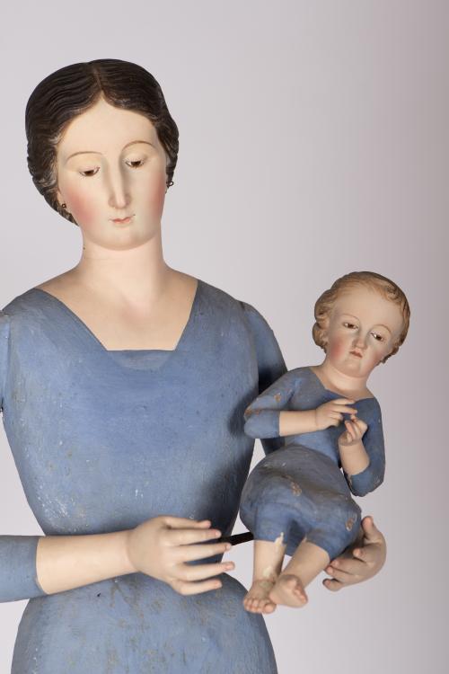 20TH CENTURY CATALAN SCHOOL. Cap i pota, &#39;Madonna and Child