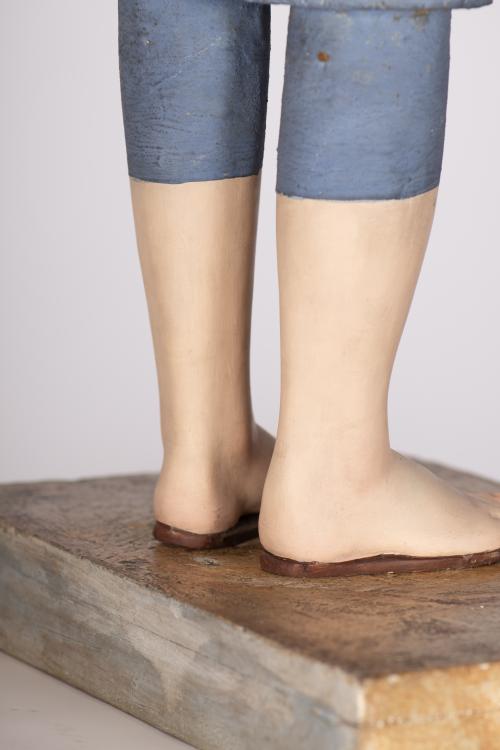 ESCUELA CATALANA, SIGLO XX. Cap y pota, “Virgen con niño”.