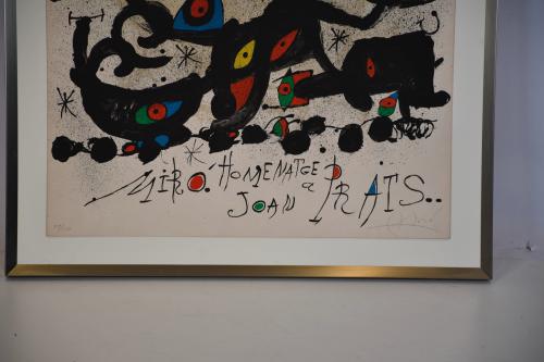 JOAN MIRÓ (1893-1983). &#39;Tribute to Joan Prats&#39;.