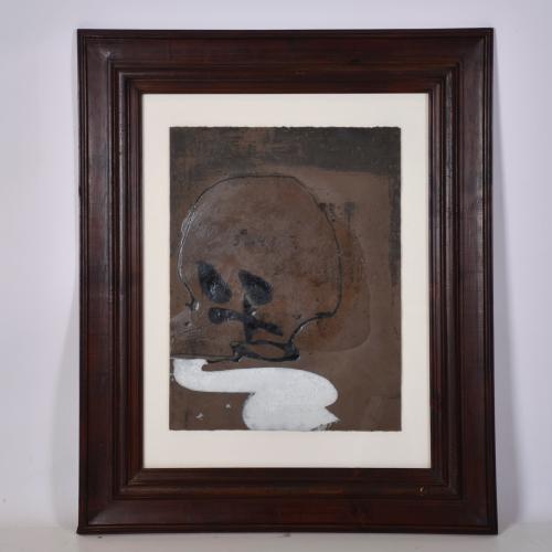 ANTONI TÀPIES (1923-2012). 'Crani amb xifres', 1992.