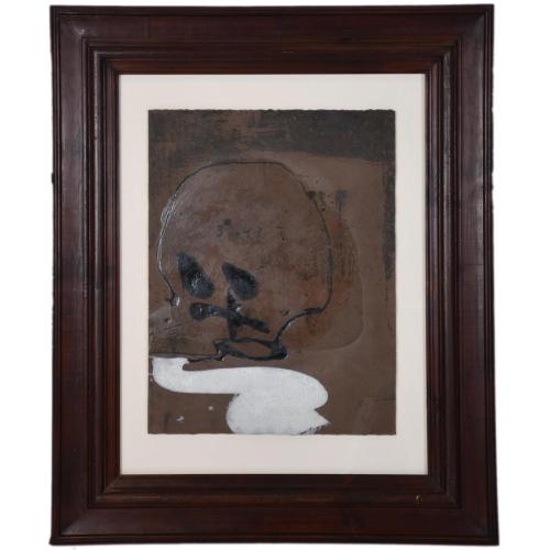 ANTONI TÀPIES (1923-2012). 'Crani amb xifres', 1992.