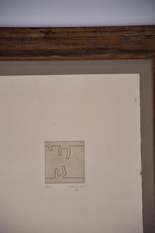 EDUARDO CHILLIDA (1924-2002) &#39;Ze I - Que&#39;, circa 1969.