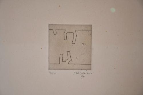 EDUARDO CHILLIDA (1924-2002) "Ze I - Que", circa 1969.