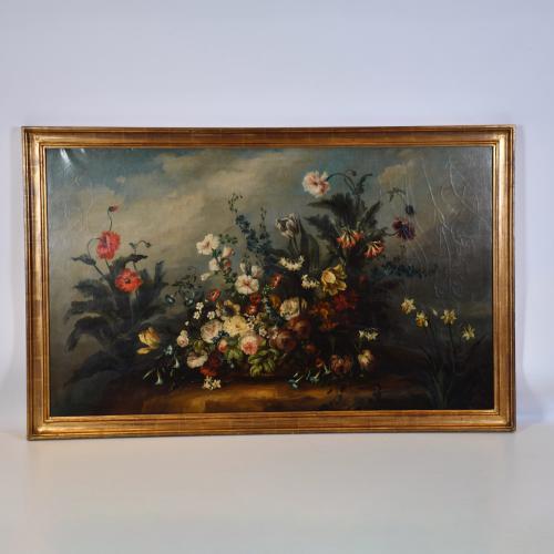 VICENTE MARTORELL (20TH CENTURY).  'Still life with flowers'.