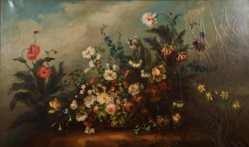 VICENTE MARTORELL (XX). "Bodegón de flores". 
