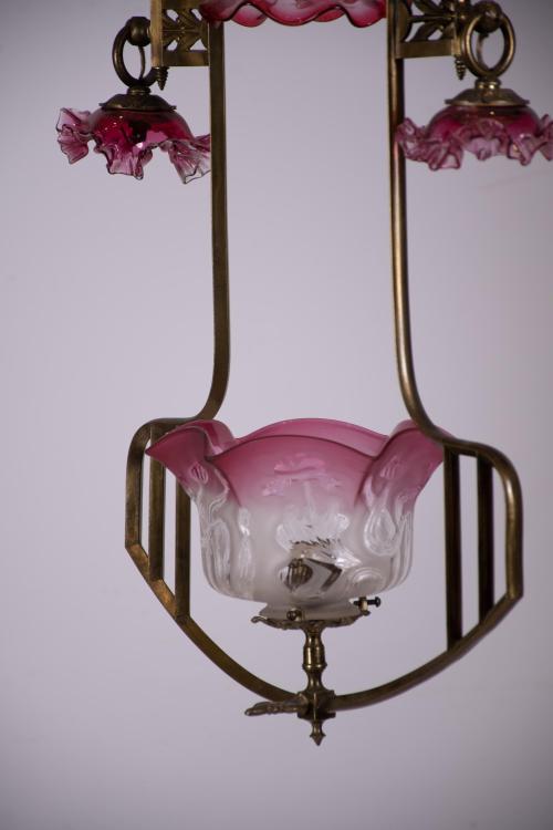 Modernist ceiling lamp, early 20th century.