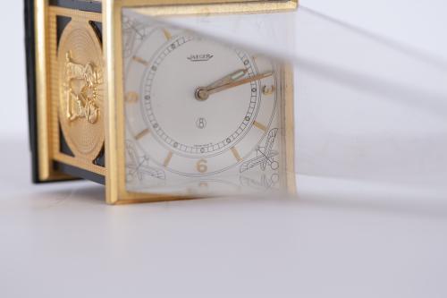 JAEGER-LECOULTRE.  Obelisk table clock.
