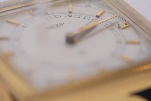 JAEGER-LECOULTRE.  Obelisk table clock.