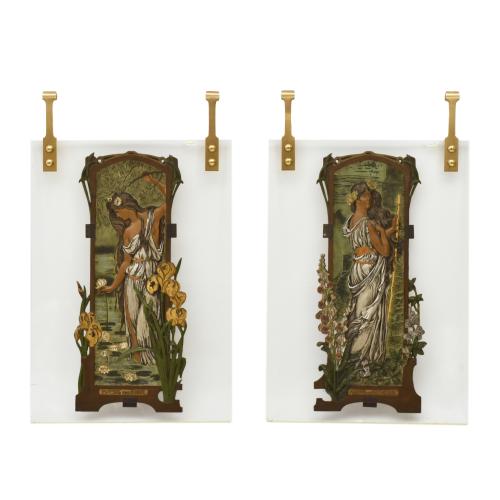 SIGUIENDO MODELOS DE ELISABETH SNOREL. "Fleurs de Montagne" y "Fleurs des eaux", pps. siglo XX.