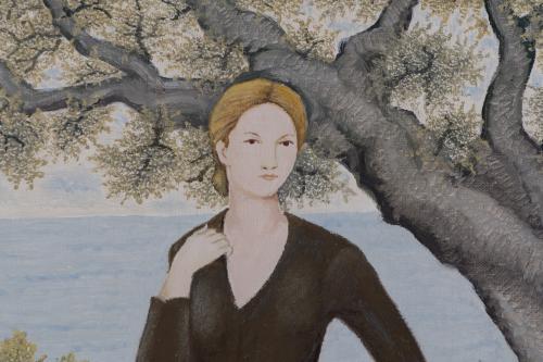 LLUÍS PUIG BARELLA (1894-1984). &#39;Girl with a bag&#39;.