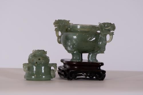 ESCUELA CHINA, SIGLO XX. Incensario.