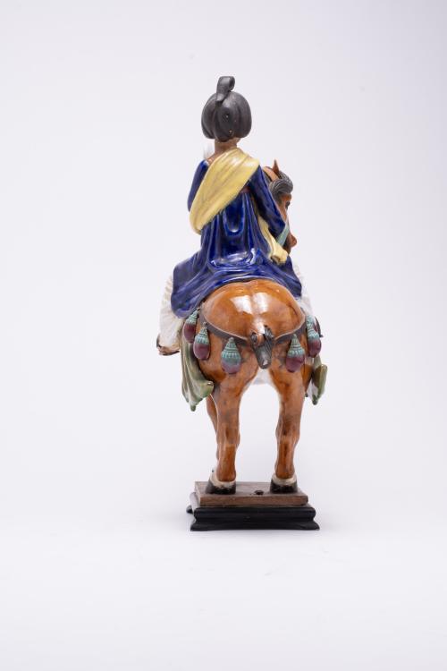 ANTONIO CAMPUZANO Y SOLANS (1919-1988) ‘Lady on horseback’,