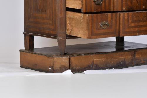 Spanish chest of drawers or bedside table, George II style,