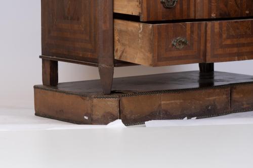 Spanish chest of drawers or bedside table, George II style,