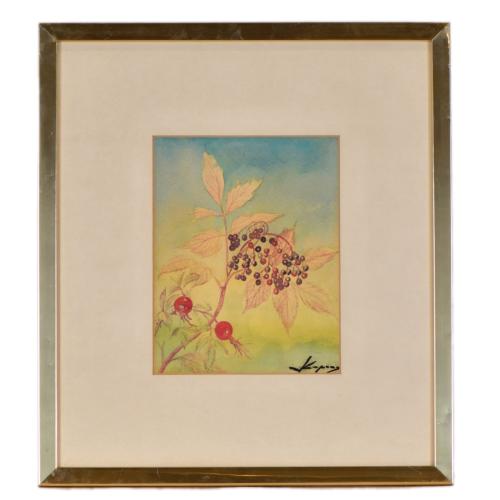 JOAN COPONS (1942). 'Leaves and fruits'.