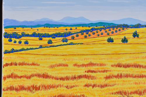 GASPAR RIERA (1922).  &#39;Yellow fields&#39;.