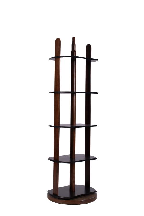 Rotating display stand after Scandinavian models, mid 20th century.