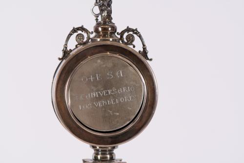 GREINIER, table clock, after Neoclassical styles, circa 196