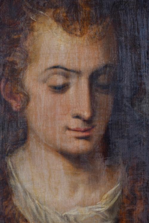 ESCUELA ITALIANA, SIGLO XVII-XVIII. "Retrato".