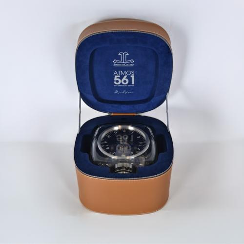 MARC NEWSON (1963) FOR JAEGER-LECOULTRE. ‘Atmos 561’ table clock, designed in 2008.