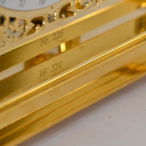 KIENINGER.Table clock, 20th century.
