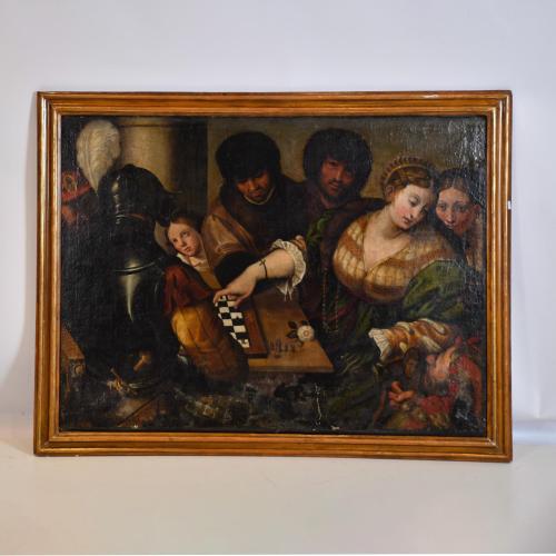 18TH CENTURY ITALIAN SCHOOL. ‘Chess game’.