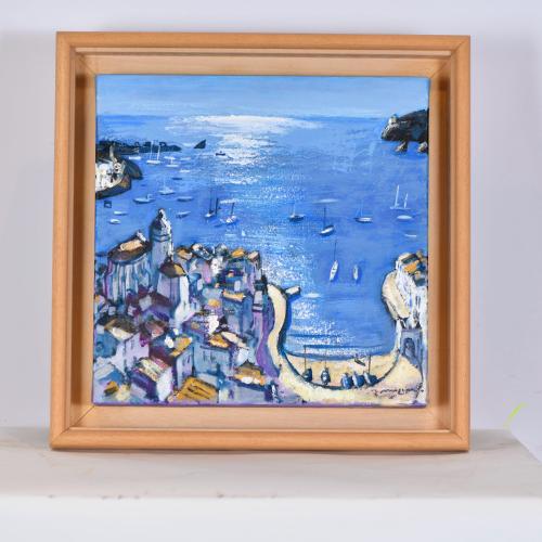 RAMÓN MOSCARDÓ (1953).  'Marina aérea', Cadaqués. 