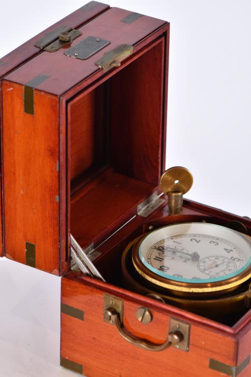 POLJOT. Ship&#39;s chronometer clock, circa 1947-1970.