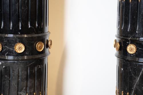 Pareja de peanas, probablemente italianas, circa 1960.