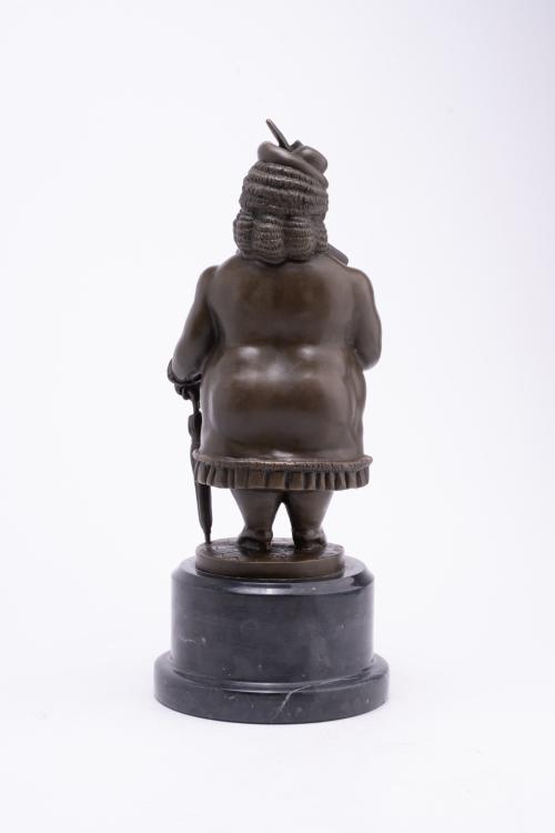 AFTER MODELS BY FERNANDO BOTERO (1932 - 2023).  &#39;Lady with 