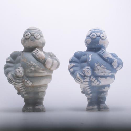 Pair of ‘Bibendums’, the Michelin Man, mid 20th century.