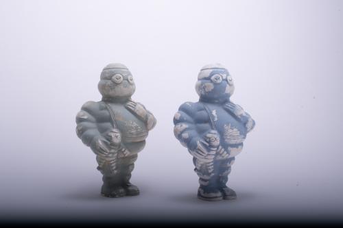 Pair of ‘Bibendums’, the Michelin Man, mid 20th century.