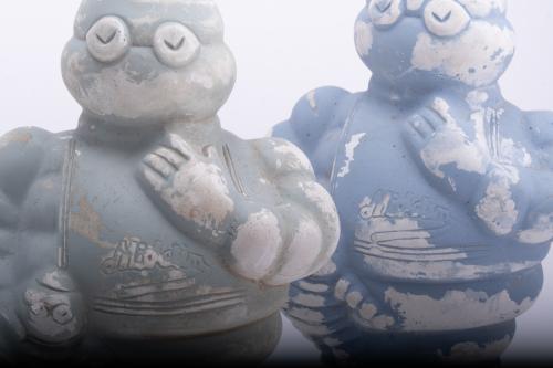 Pair of ‘Bibendums’, the Michelin Man, mid 20th century.