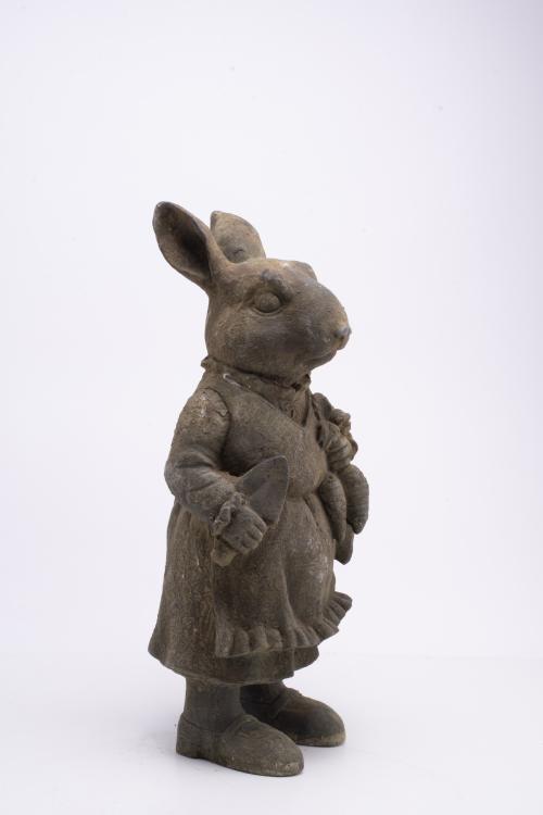 Garden sculpture in the shape of a rabbit, after models by Beatrix Potter, 20th century.