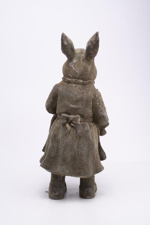 Garden sculpture in the shape of a rabbit, after models by 