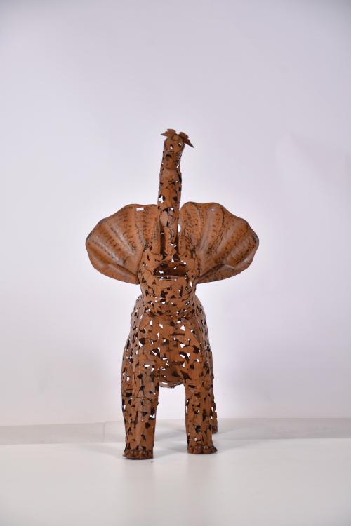 Elephant-shaped figure, 20th century.
