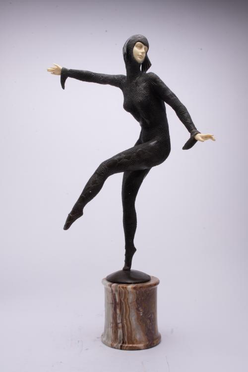 AFTER MODELS BY DEMÉTRE CHIPARUS (1886-1947).  'Dancer'