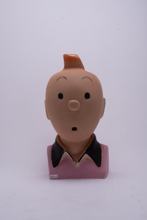 Tintin bust.