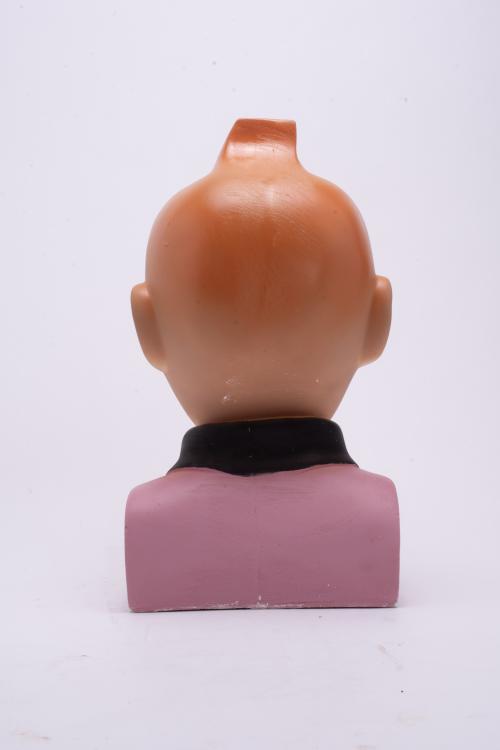 Tintin bust.