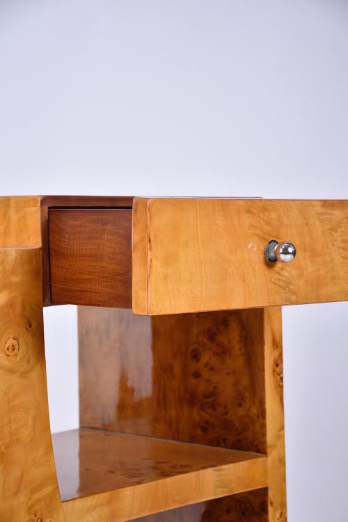 Pair of Art Deco style side tables, second half of the 20th