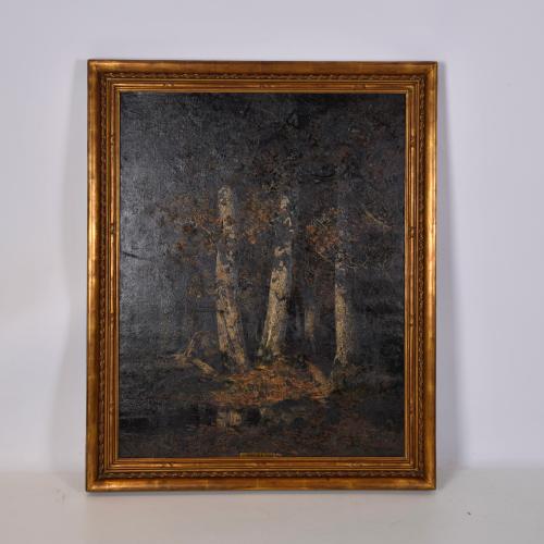PROBABLY FRENCH SCHOOL, 19TH-20TH CENTURY. ‘Path in the forest.’