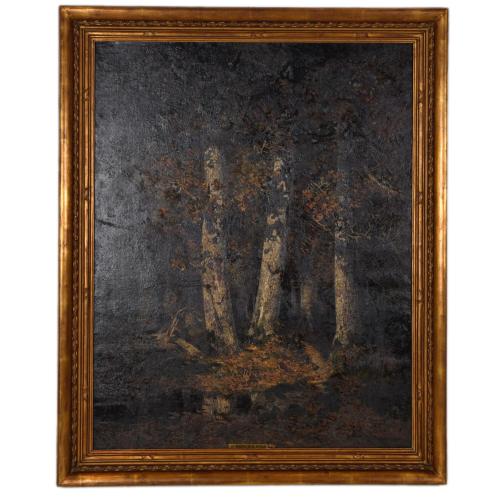 PROBABLY FRENCH SCHOOL, 19TH-20TH CENTURY. ‘Path in the forest.’