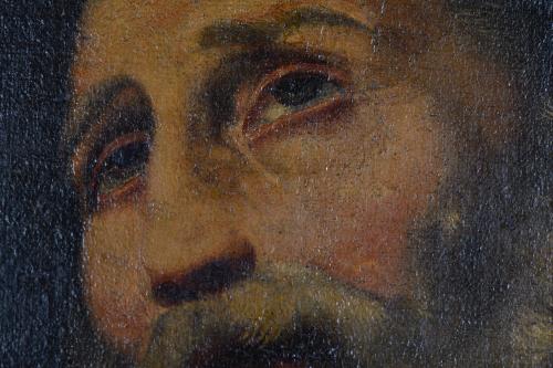 18TH CENTURY, SPANISH SCHOOL. “Saint Francis”, based on the