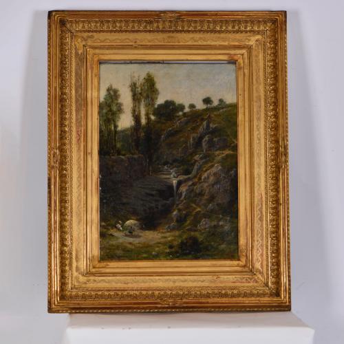 19TH CENTURY FRENCH SCHOOL. &#39;Le Puits d&#39;Enfer&#39;, Saint Maixe