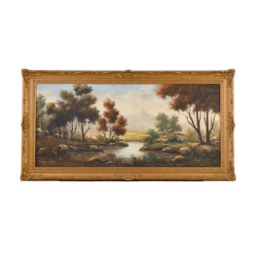 ESCUELA CATALANA, SIGLO XX. "Paisaje".