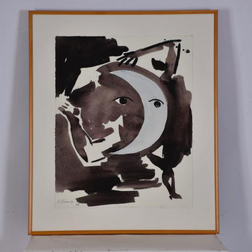 ROBERT LLIMÓS (1943). ‘Inuit mask project 5’.