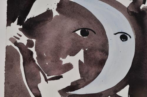 ROBERT LLIMÓS (1943). ‘Inuit mask project 5’.