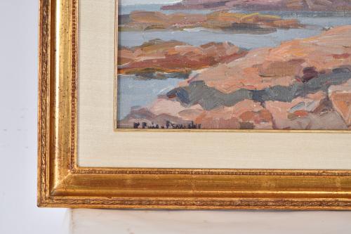 BONAVENTURA PUIG I PERUCHO (1886-1977). &#39;Seaside landscape&#39;.