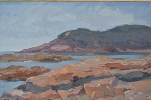 BONAVENTURA PUIG I PERUCHO (1886-1977). &#39;Seaside landscape&#39;.